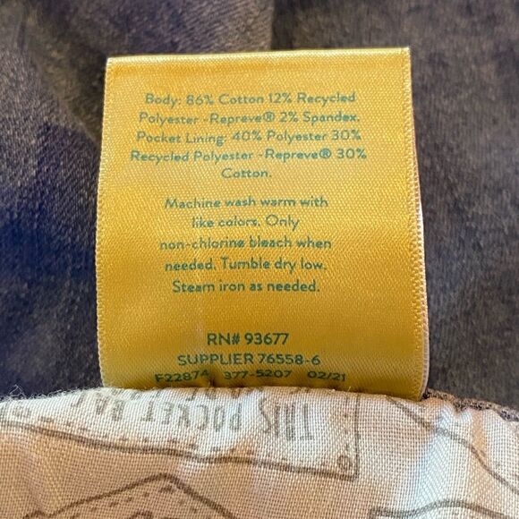 Thereabouts Brand Denim Mini Skirt Size 16.5P Waist 33 - Picture 7 of 7